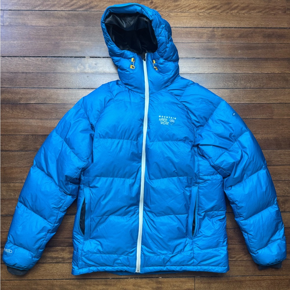 Mountain Hardwear Blue Nilas Down Jacket Men’s Medium